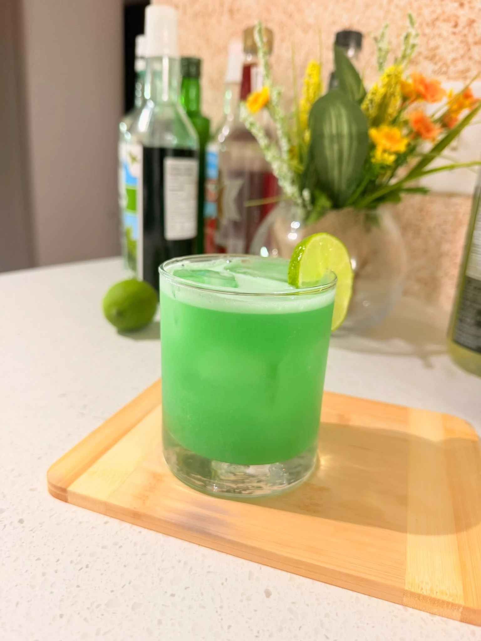 Cocktail Vert Fraîcheur des Îles